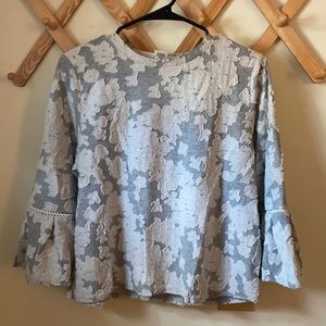 Cropped Floral Shirt